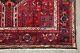 Vintage Geometric Tribal Sirjan Area Rug Hand-knotted Oriental Wool Carpet 5'x9