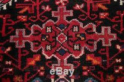 Vintage Geometric Tribal Sirjan Area Rug Hand-Knotted Oriental Wool Carpet 5'x9