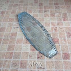 Vintage Glass plate serving fish sushi kitchen dishes decor retro Soviet era old