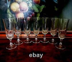 Vintage Glasses Champagne Tall Glasses 7 pieces