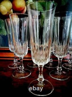 Vintage Glasses Champagne Tall Glasses 7 pieces