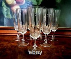 Vintage Glasses Champagne Tall Glasses 7 pieces