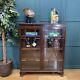 Vintage Glazed China Cabinet / Gin Cupboard /curiosity Cabinet /display Cabinet