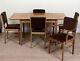 Vintage Gordon Russell Dining Table And Chairs 5 Chairs Walnut