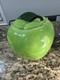 Vintage Green Apple Cookie Jar Ceramic Retro Kitchen Decor Usa