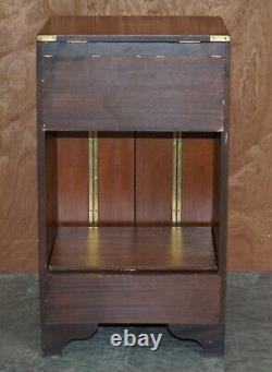 Vintage Harrods London R. E. H Kennedy Military Campaign Record Player Cabinet