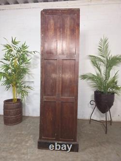 Vintage Indian Glazed Colonial Wooden Kitchen Bathroom Drinks Display Cabinet
