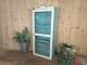 Vintage Indian Wooden Glazed Display Bathroom Kitchen Herb Spice Wall Cabinet