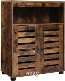 Vintage Industrial Cupboard Cabinet Hall Slim Sideboard Storage Unit Side Table