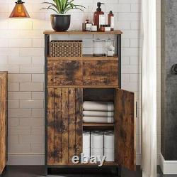 Vintage Industrial Cupboard Kitchen Bathroom Storage Unit Rustic Style Cabinet