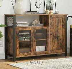 Vintage Industrial Cupboard Sideboard Console Table Slim Unit Hallway Cabinet