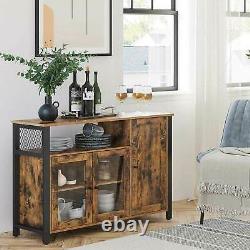 Vintage Industrial Cupboard Sideboard Console Table Slim Unit Hallway Cabinet