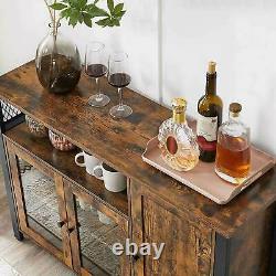 Vintage Industrial Cupboard Sideboard Console Table Slim Unit Hallway Cabinet