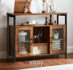 Vintage Industrial Cupboard Sideboard Slim Unit Hallway Cabinet Console Narrow