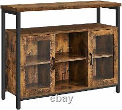 Vintage Industrial Cupboard Sideboard Slim Unit Hallway Cabinet Console Narrow