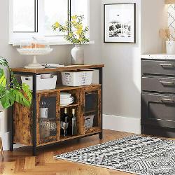 Vintage Industrial Cupboard Sideboard Slim Unit Hallway Cabinet Console Narrow