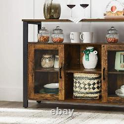 Vintage Industrial Cupboard Sideboard Slim Unit Hallway Cabinet Console Narrow