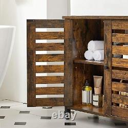 Vintage Industrial Cupboard Storage Under Sink Bath Vanity Cabinet Unit Shelves