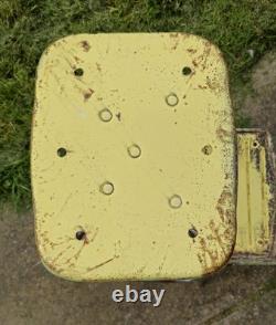 Vintage Industrial Metal Step Stool Retro Kitsch