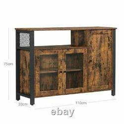 Vintage Industrial Sideboard Hallway Kitchen Cabinet Console Storage Unit Retro