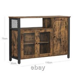 Vintage Industrial Sideboard Hallway Kitchen Cabinet Console Storage Unit Retro