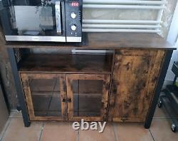 Vintage Industrial Sideboard Hallway Kitchen Cabinet Console Storage Unit Retro