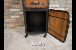 Vintage Industrial Sideboard Larder Unit Retro style Storage Chest 148cm