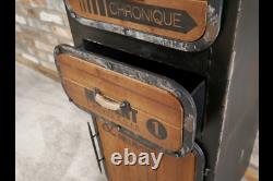 Vintage Industrial Sideboard Larder Unit Retro style Storage Chest 148cm