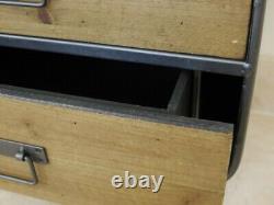 Vintage Industrial bedside 2 drawer urban vintage industrial cabinet