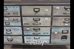Vintage Industrial sideboard Retro style Storage Chest console Retro