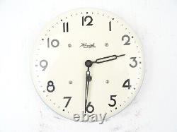 Vintage Kitchen KIENZLE Retro Wall Clock German Ceramic 8 Day (Junghans era)