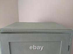 Vintage Kitchen Larder Cupboard Linen Closet Pantry 1943 Sage Green Wooden