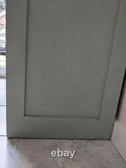 Vintage Kitchen Larder Cupboard Linen Closet Pantry 1943 Sage Green Wooden