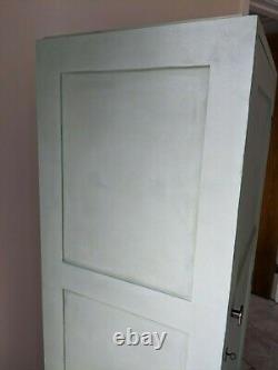 Vintage Kitchen Larder Cupboard Linen Closet Pantry 1943 Sage Green Wooden