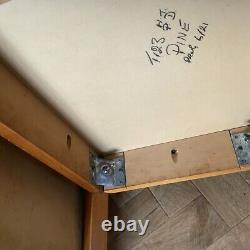 Vintage Kitchen Table Formica Wood Grain Drop Leaf 1960s Mid Century Retro