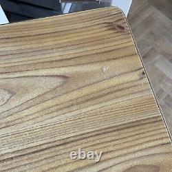 Vintage Kitchen Table Formica Wood Grain Drop Leaf 1960s Mid Century Retro