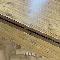 Vintage Kitchen Table Formica Wood Grain Drop Leaf 1960s Mid Century Retro