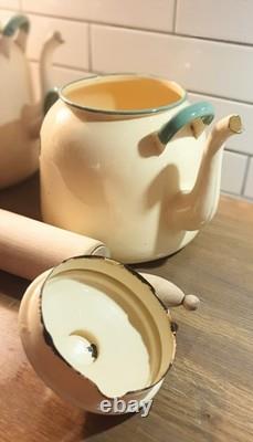 Vintage Kitchen Utensils Set Enamel Kettle Jug Vintage Kitchen Utensils Set Enamel Kettle Jug