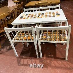 Vintage Kitsch Small Kitchen Dining Table Set WITH HEIDI BY GENIA SAPPER DESIGN