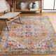 Vintage Large Area Rugs, Oriental Stain Resistant Floor Rug For Living Room 7656