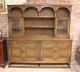 Vintage Large Old Charm Kitchen Welsh Dresser Buffet Cabinet