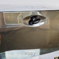 Vintage Lincoln BeautyBox Chrome Bread Box Mid Century Modern Retro Kitchen MCM
