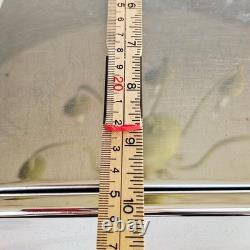 Vintage Lincoln BeautyBox Chrome Bread Box Mid Century Modern Retro Kitchen MCM