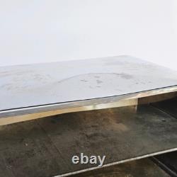 Vintage Lincoln BeautyBox Chrome Bread Box Mid Century Modern Retro Kitchen MCM