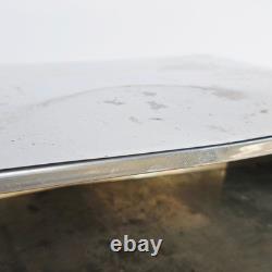 Vintage Lincoln BeautyBox Chrome Bread Box Mid Century Modern Retro Kitchen MCM