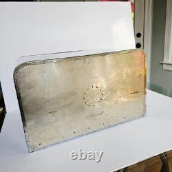 Vintage Lincoln BeautyBox Chrome Bread Box Mid Century Modern Retro Kitchen MCM