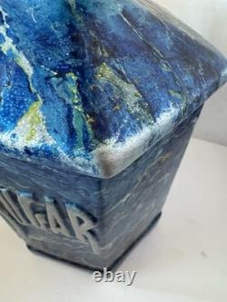 Vintage MID-CENTURY MODERN Ceramic Kitchen Canisters Set Holiday Design-esque