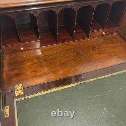 Vintage Mahogany Bureau Bookcase Sideboard with Glass Display Cabinets