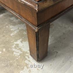 Vintage Mahogany Bureau Bookcase Sideboard with Glass Display Cabinets