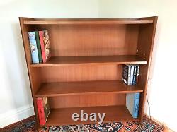 Vintage Mahogany Three Shelf Bookcase 100cm x 26cm x 100cm